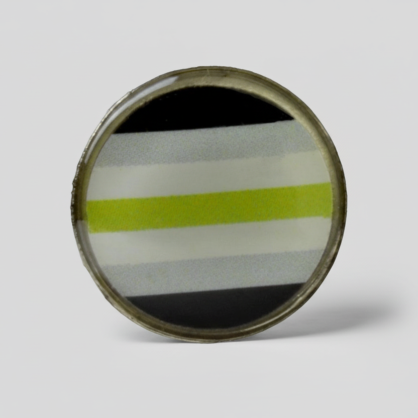 Agender metallpin