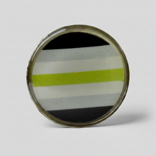 Agender metallpin