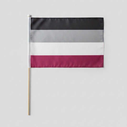 Aseksuell Håndflagg 30x45 cm