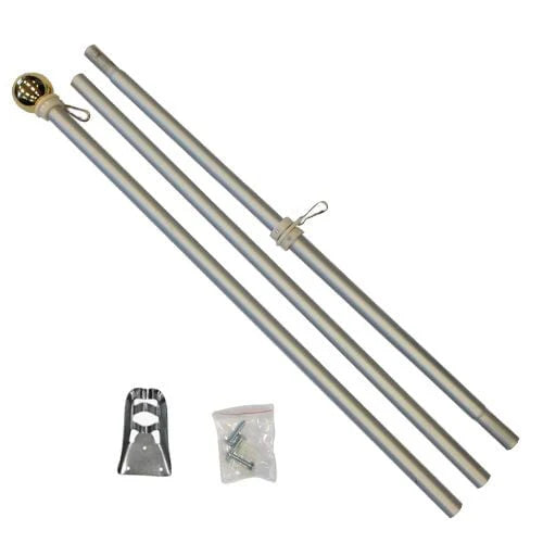 Balkongstang stor 3-delt i aluminium