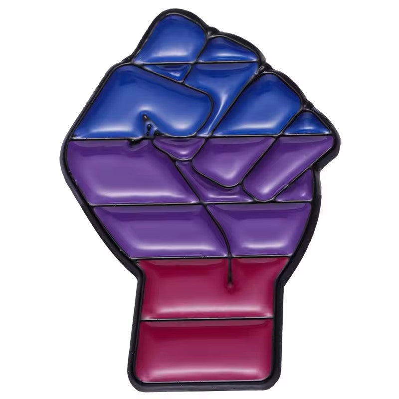 Bi Pride Knyttetneve Pin