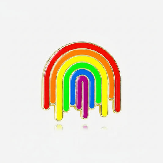 Dryppende Regnbue Pride Pin