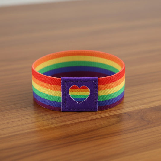 Elastisk Pride Hjerte Armbånd