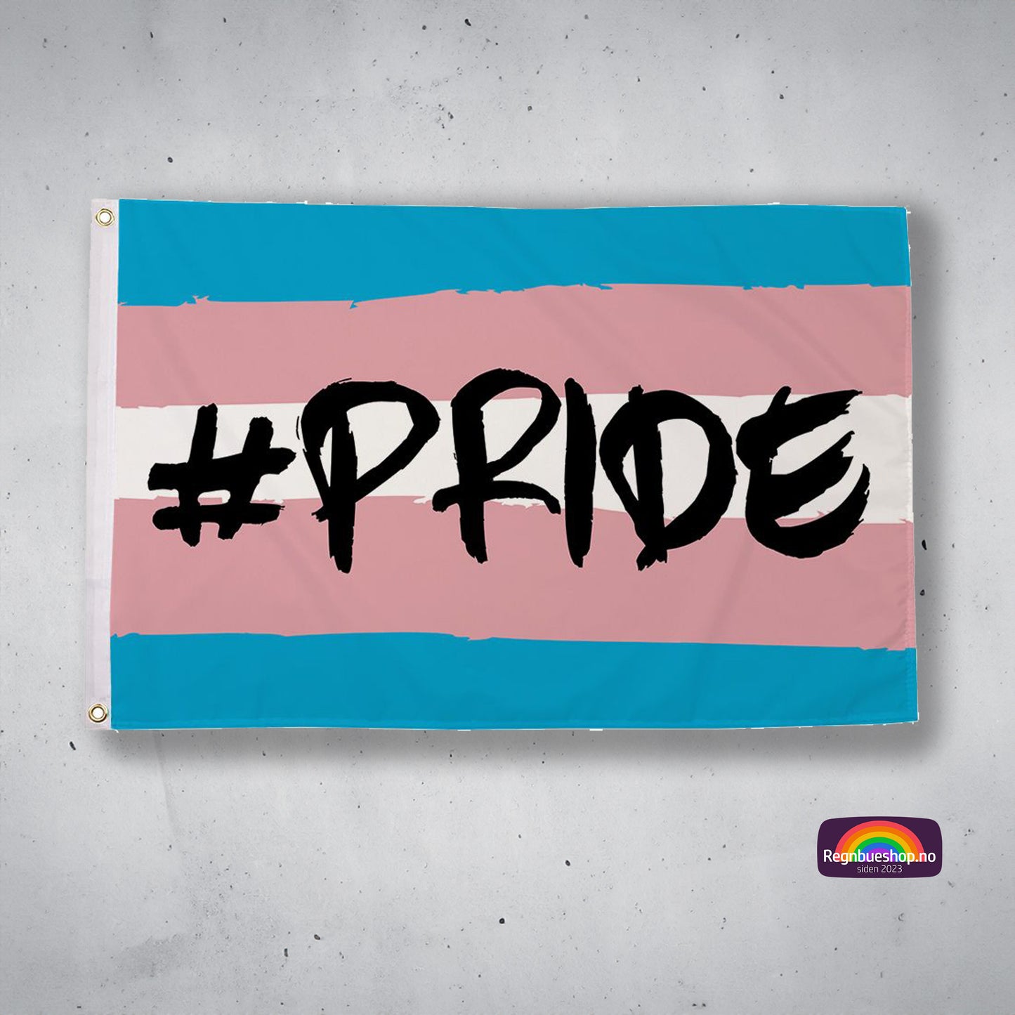 Hashtag Pride Trans Flagg 90x150 cm