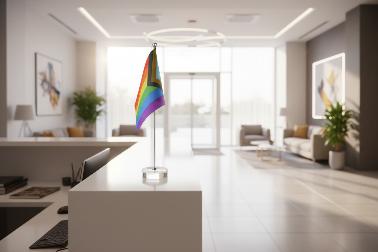 Progress Pride Bordflagg