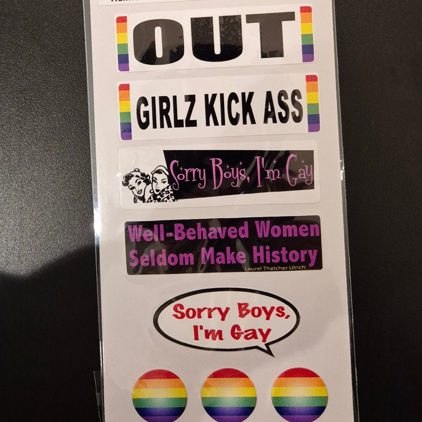 Klistremerke Water-proof Girlz Kick Ass