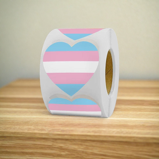 Klistremerkerull Trans Hjerter