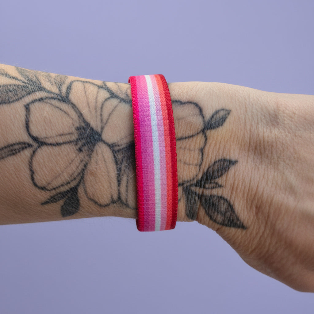 Lesbisk Pride Elastisk Armbånd