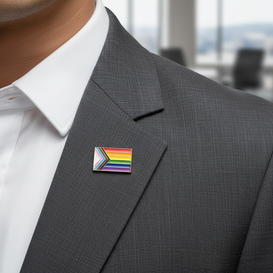 Magnetpin Progress-Pride Flagg