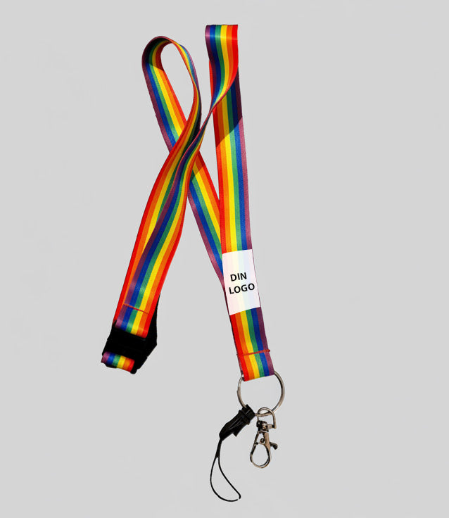 Nøkkelbånd med din logo - Pridebutikken Regnbueshop