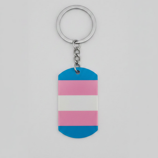 Nøkkelring Tag Transflagg