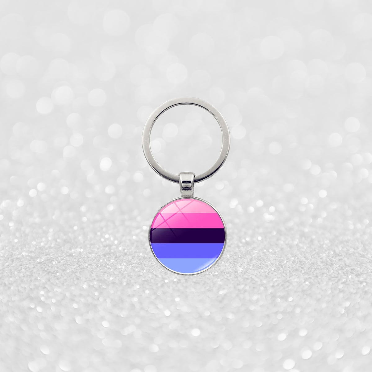 Omni Pride Nøkkelring I Metall