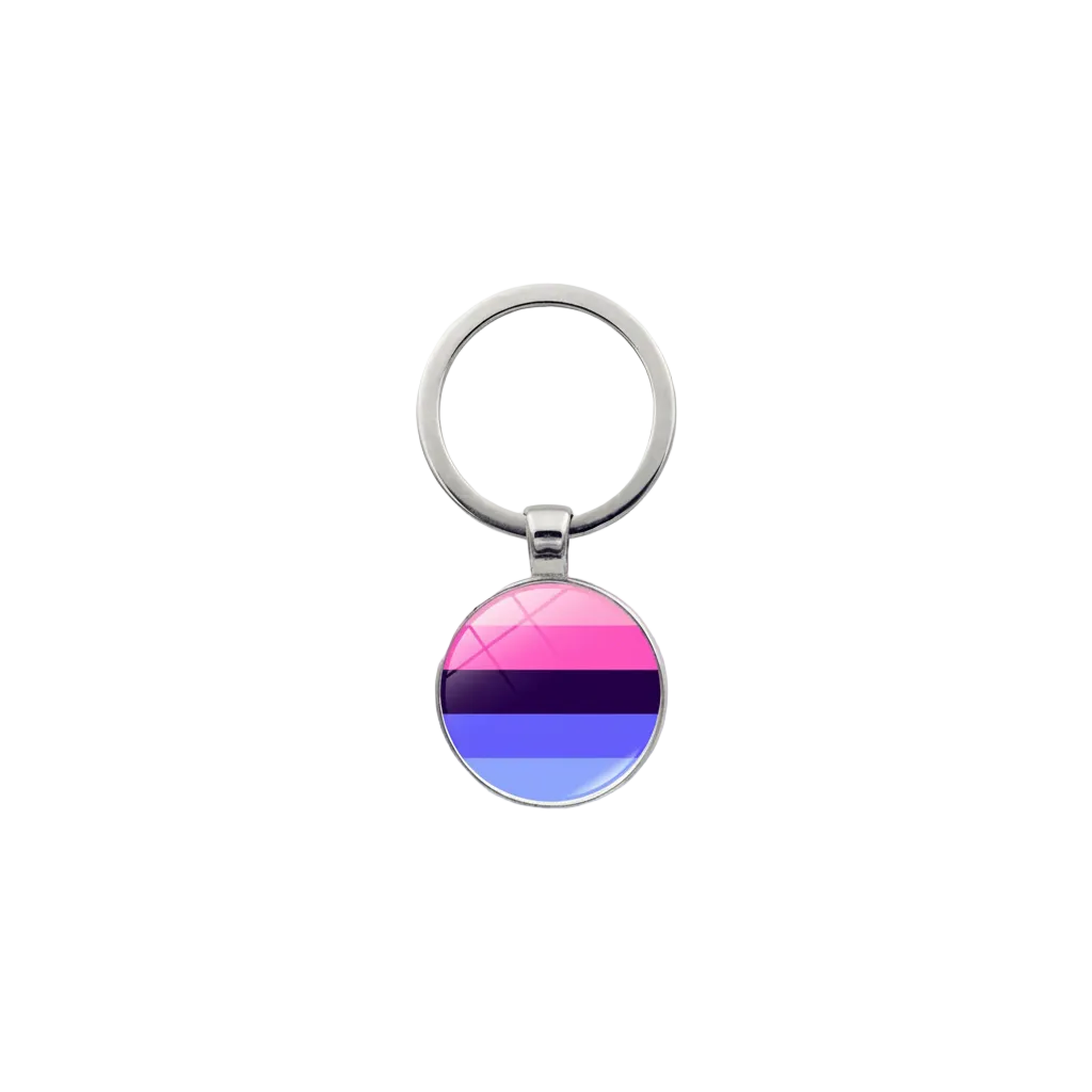 Omni Pride Nøkkelring I Metall