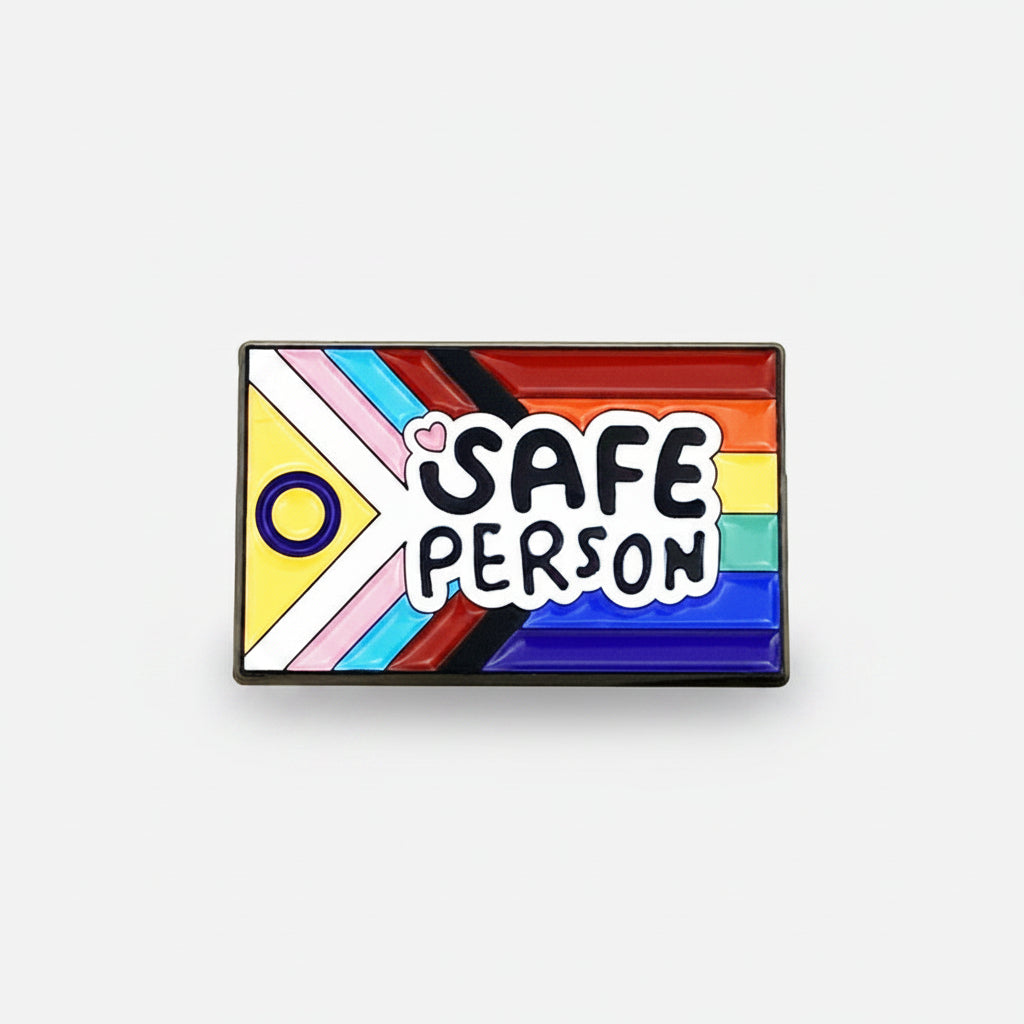 Pride Pin Safe Person