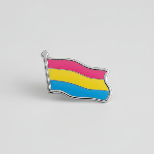 Pan Pride flagg metallpin