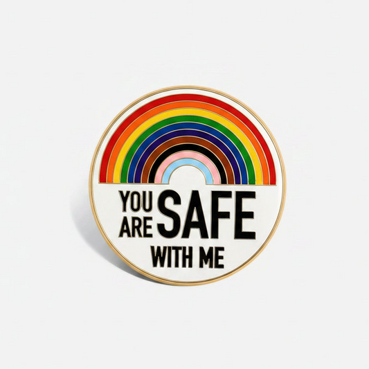 Pride Pin You are Safe With Me