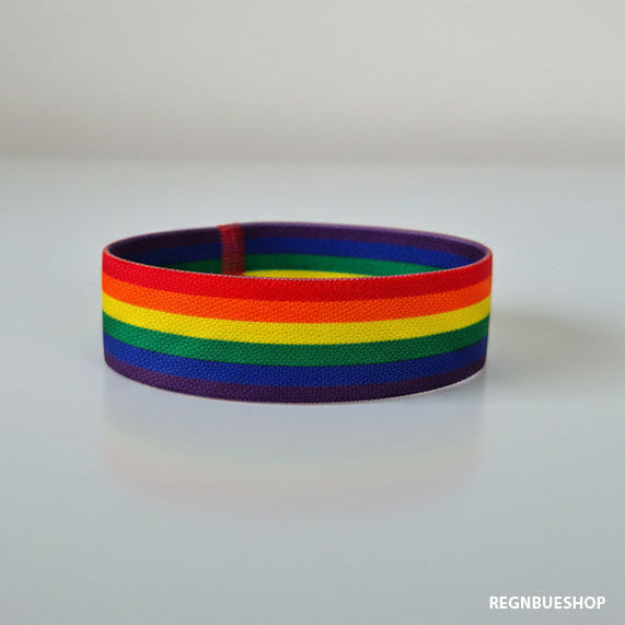 Pride Bredt Elastisk Armbånd