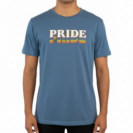 Pride t-shirt petrol unisex regnbueshop pridebutikken