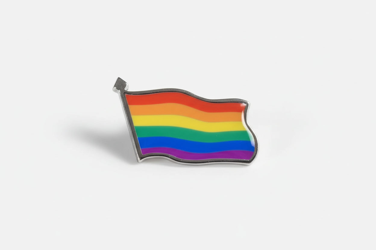 Pride flagg metallpin