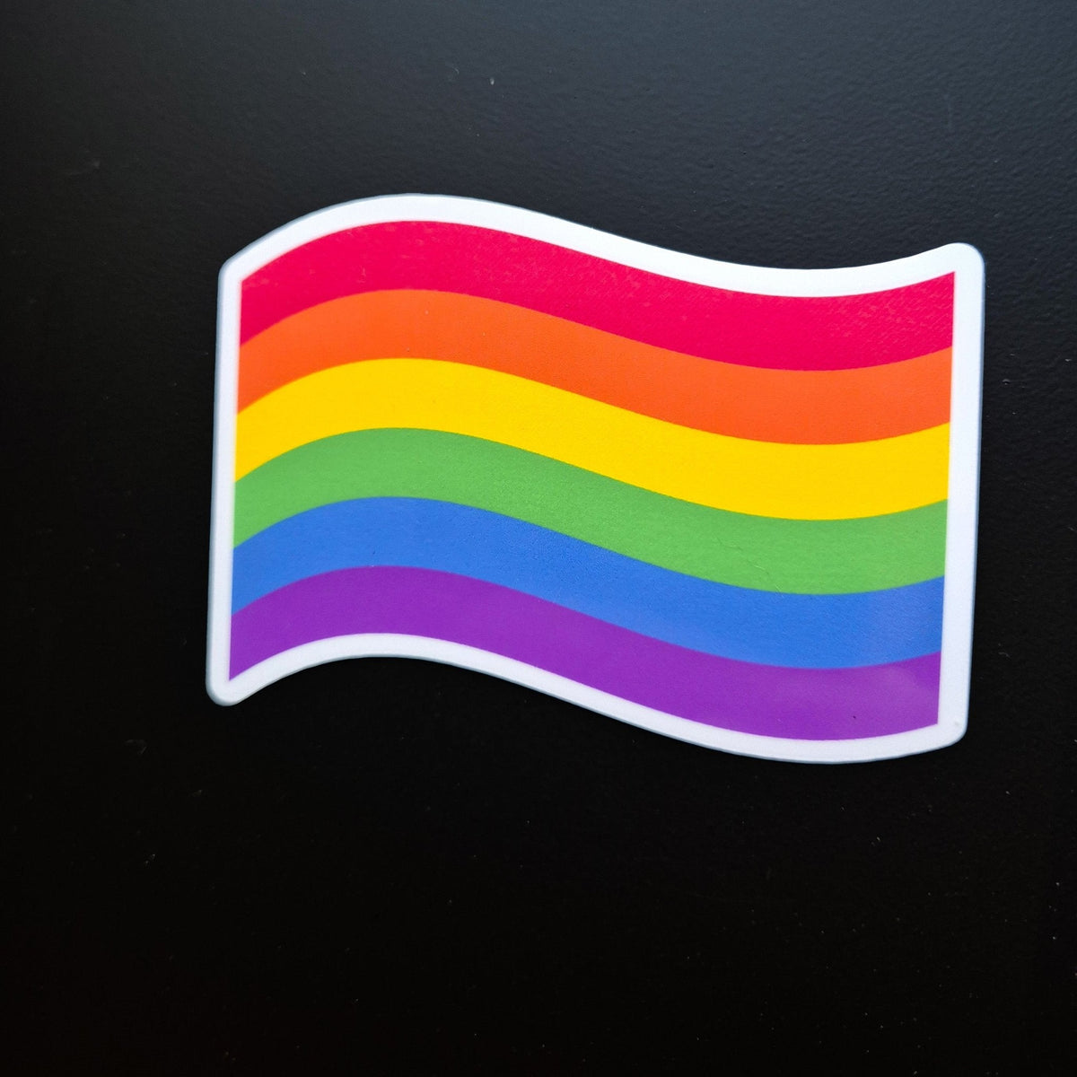 Regnbueshop - Klistremerke Utendørs Regnbue - Klistremerker Pride Klistremerke Utendørs 7,5 cm bredt Pridebutikk Regnbueshop