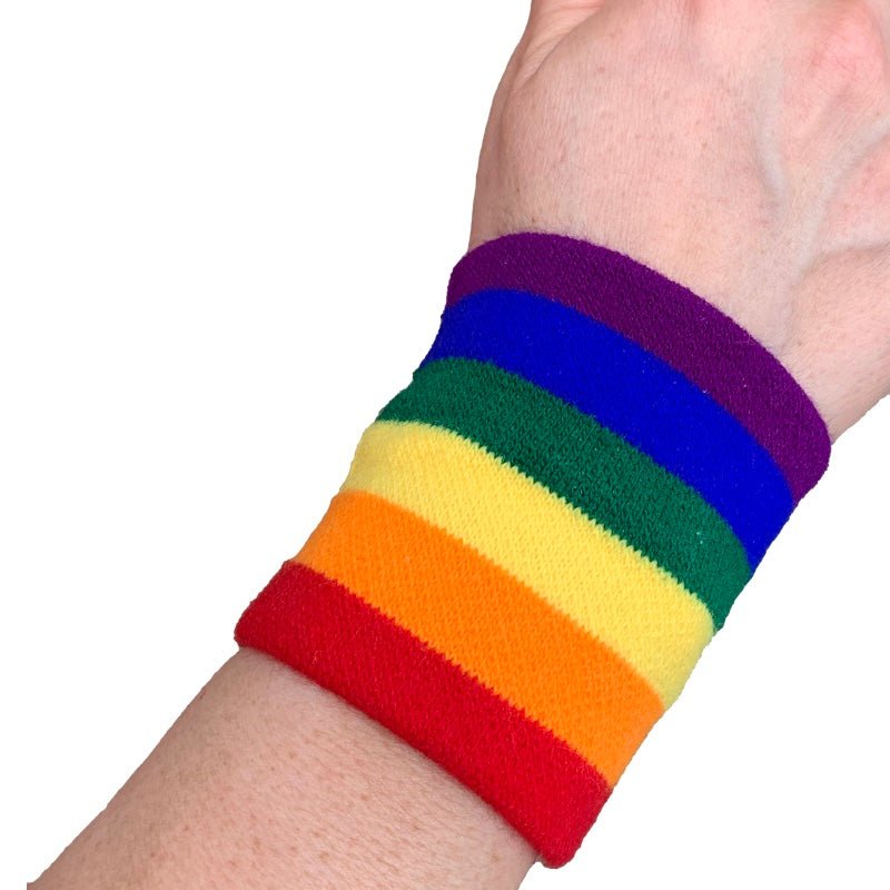Regnbueshop - Svettebånd til Håndledd - Accessories Pride Svettebånd til Håndledd