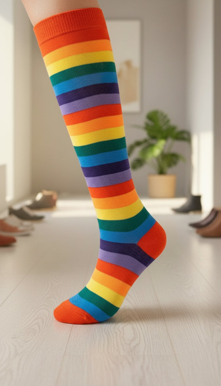Pride Høye Sokker