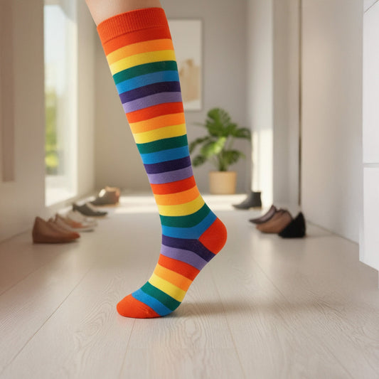 Pride Høye Sokker