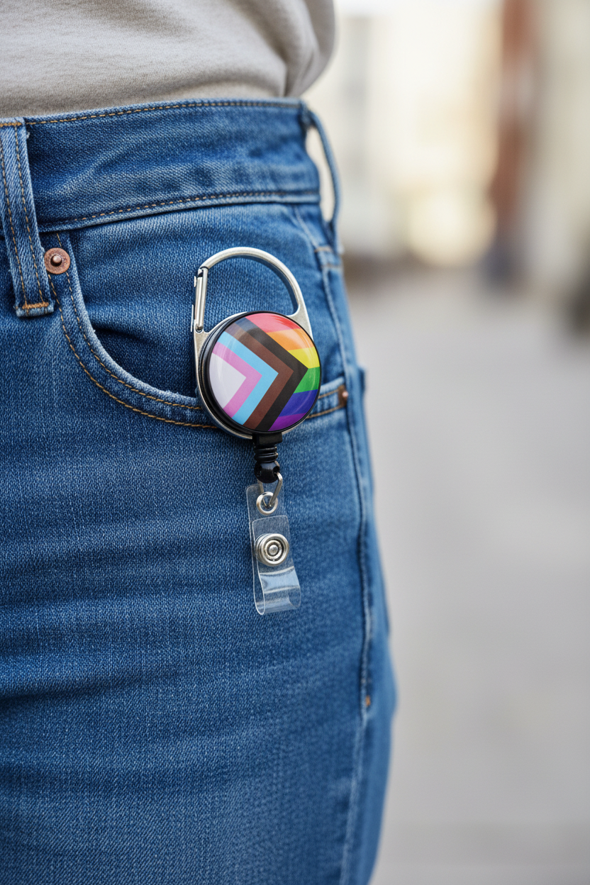 Progress Pride Jo-jo kortholder