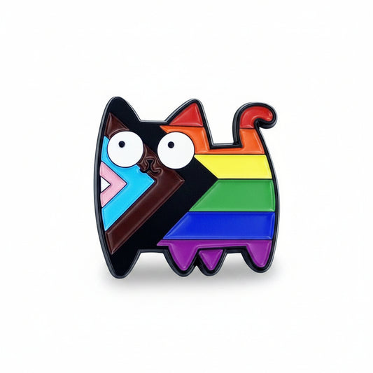 Progressiv Pride Katt Pin