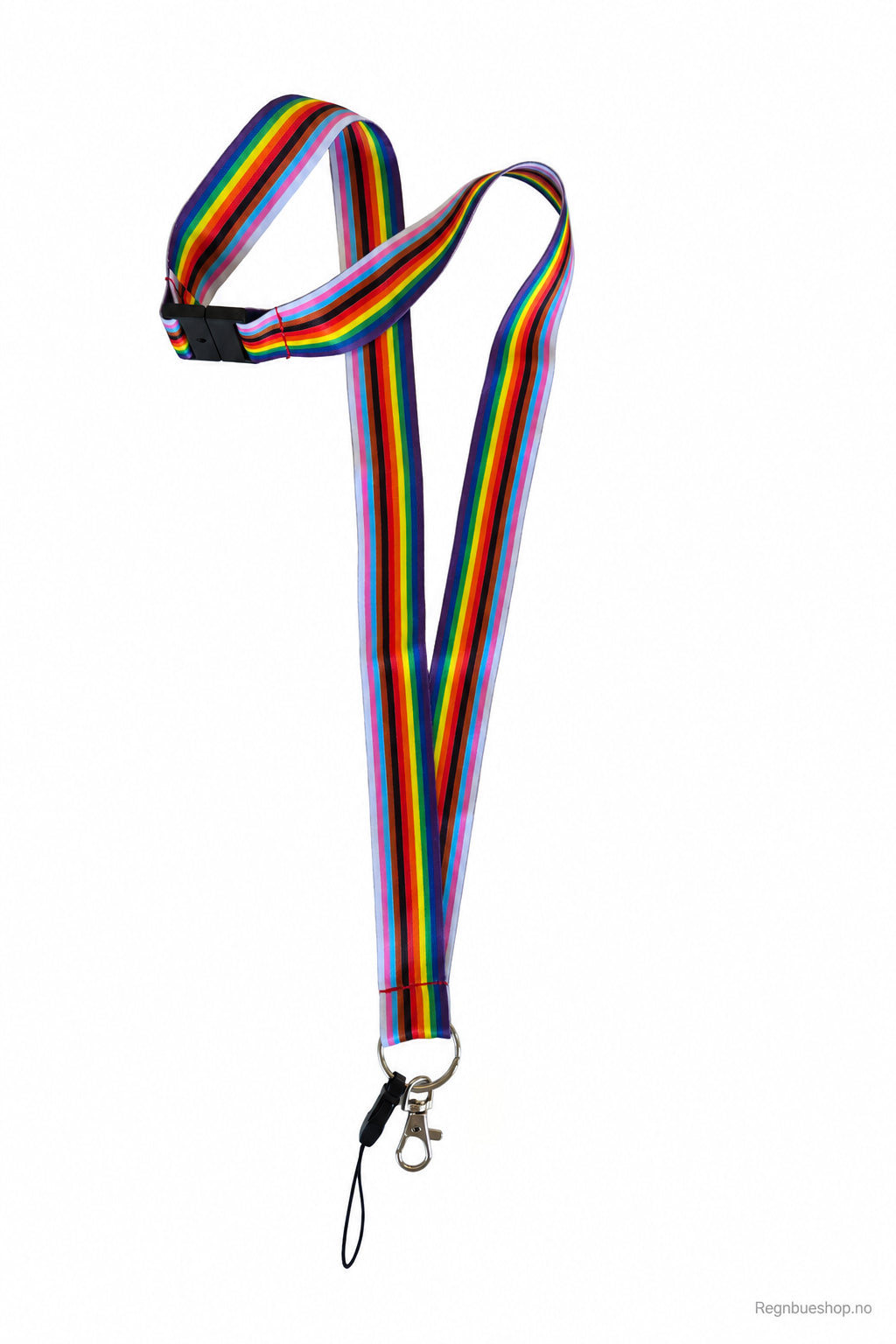 Progressiv Pride Nøkkelbånd pridebutikken Regnbueshop