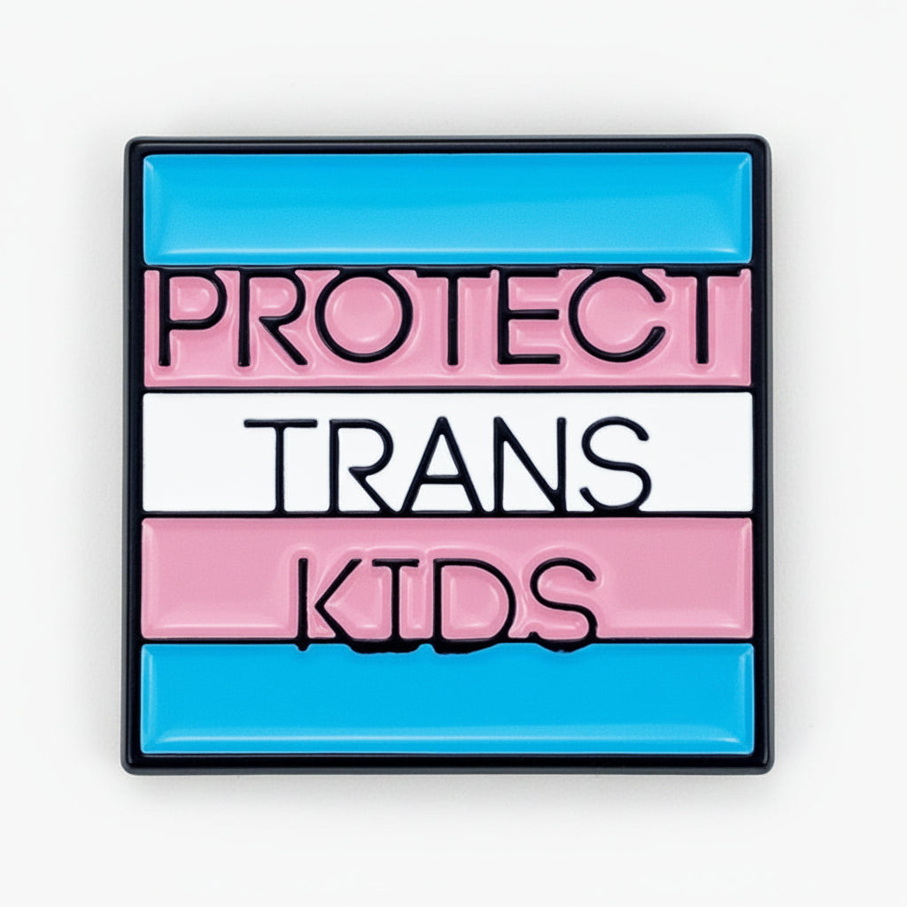 Protect Trans Pride Kids Pin