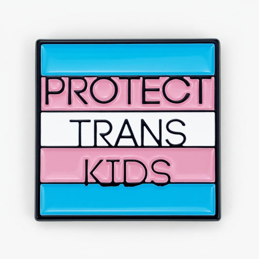 Protect Trans Pride Kids Pin