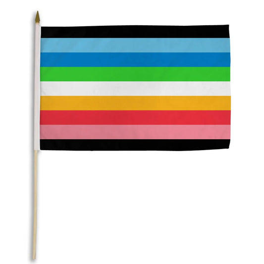 Queer Pride Håndflagg 30x45 cm