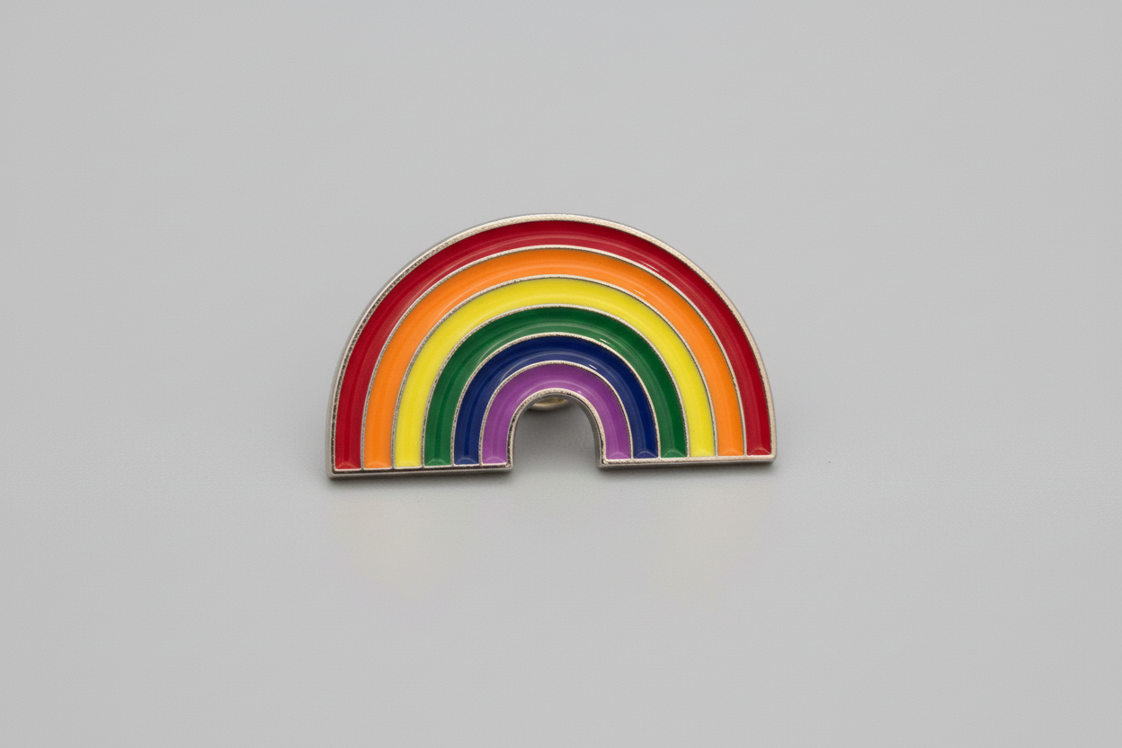 Regnbue Pride Pin