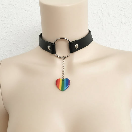 Regnbue Pride Choker