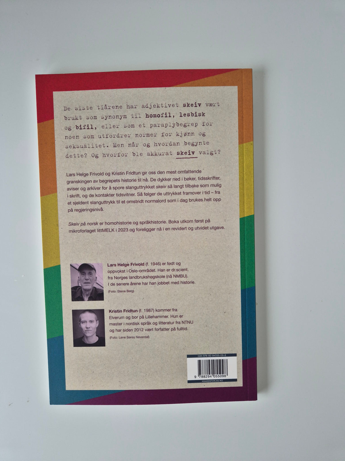 SKEIV på norsk – Lars Helge Frivold & Kristin Fridtun | Skeiv historie