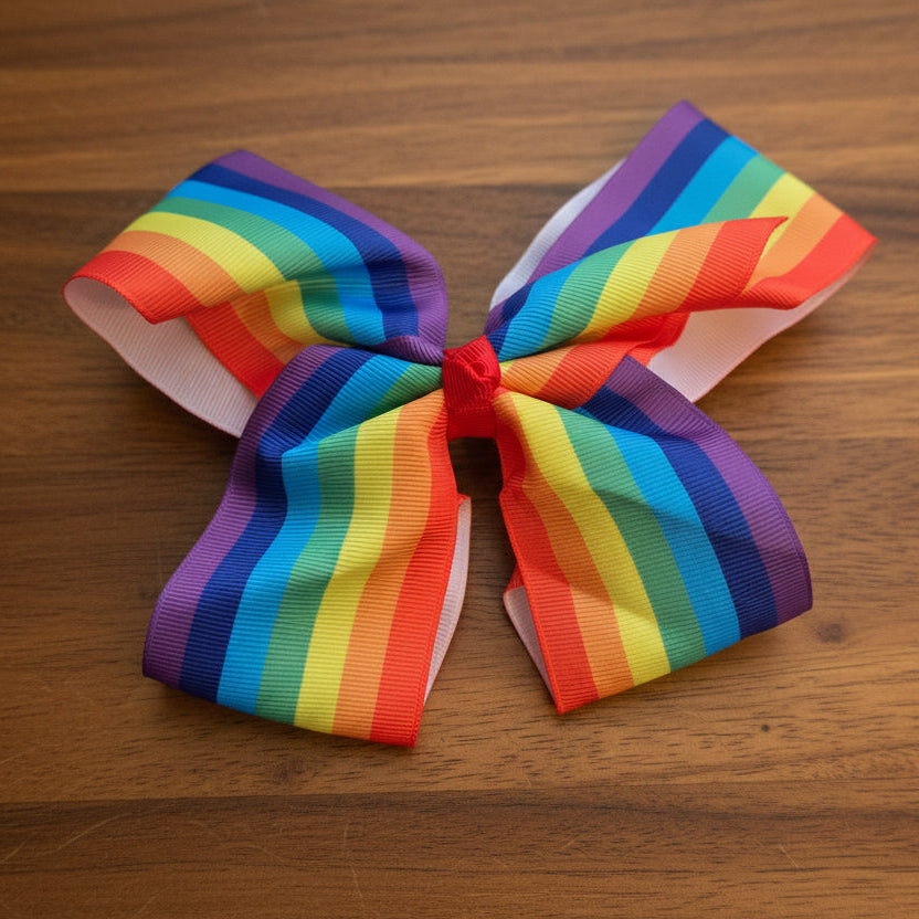 Stor pride spenne med sløyfe