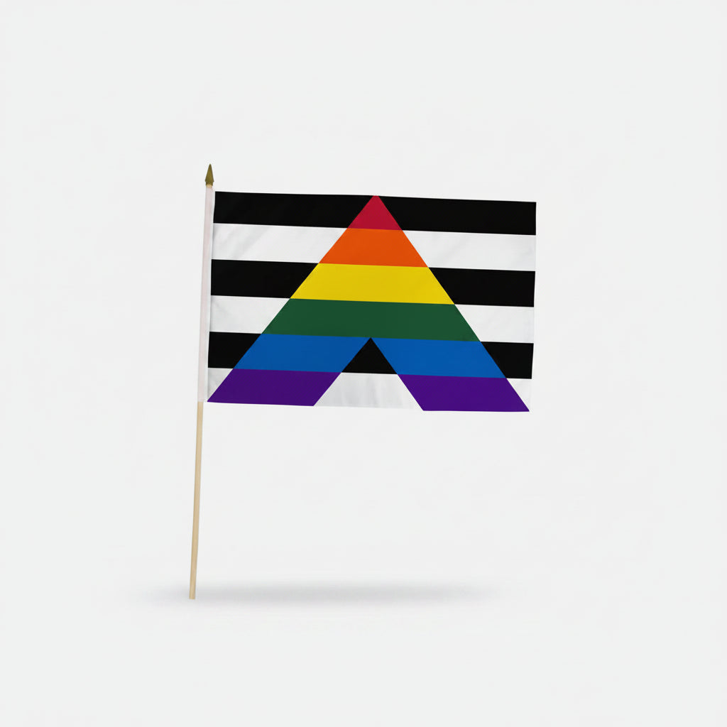 Straight Ally Håndflagg 30x45 cm