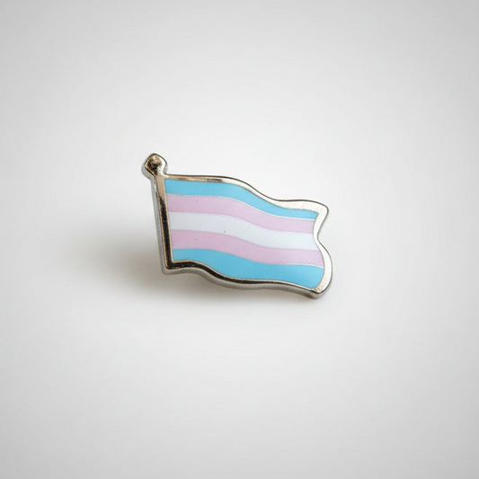Trans Pride flagg metallpin
