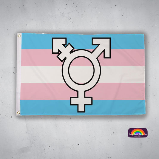 Trans New Symbol Flagg 90x150 cm