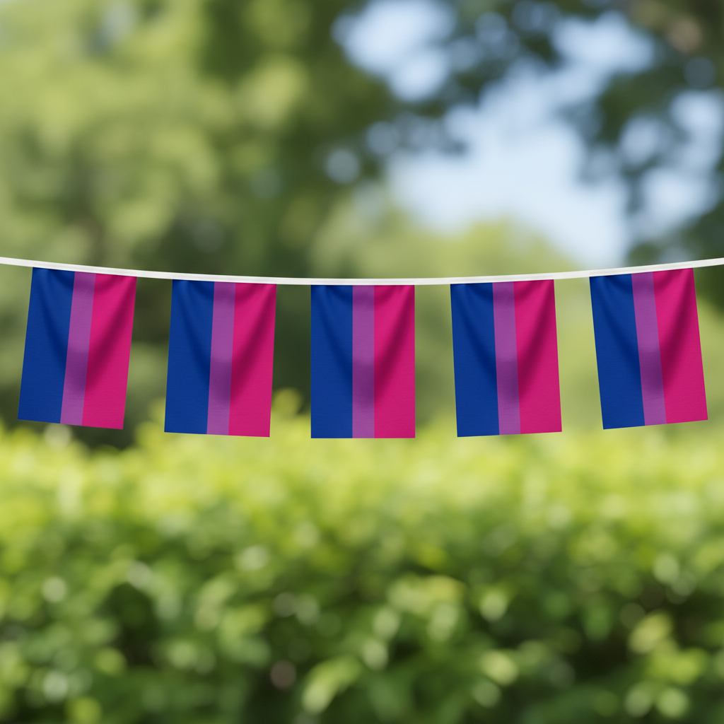 Bi Bunting Flag 3 m