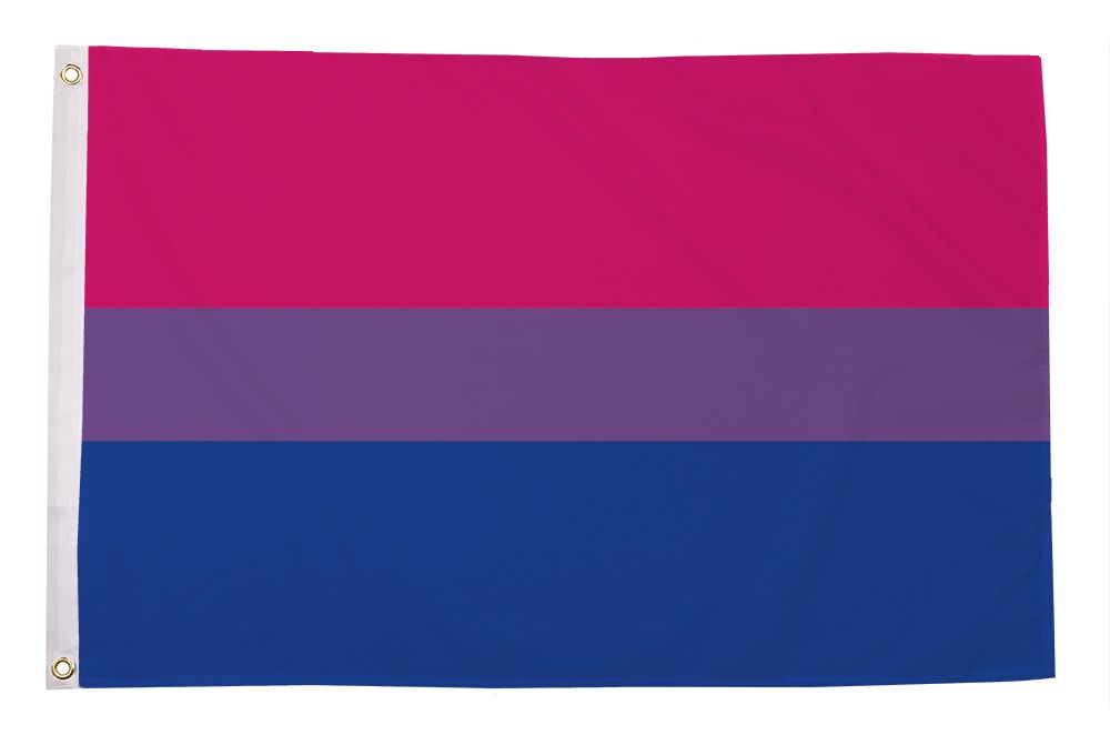 Regnbueshop - Bi Pride Flagg 90x150 cm - Flagg
