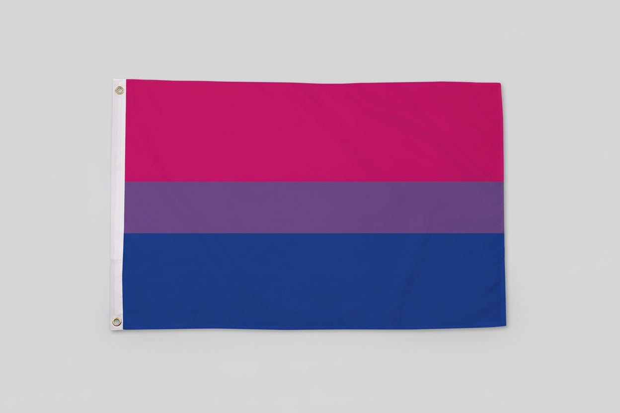 Regnbueshop - Bi Pride flagg 90x60 cm - Flagg