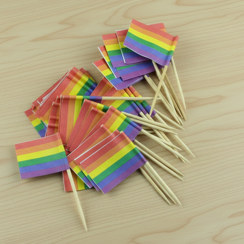 Cocktail Flagg Regnbue