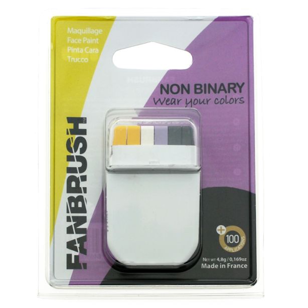 Regnbueshop - FANBRUSH Ansiktsfarge - Ansiktsdekorasjon