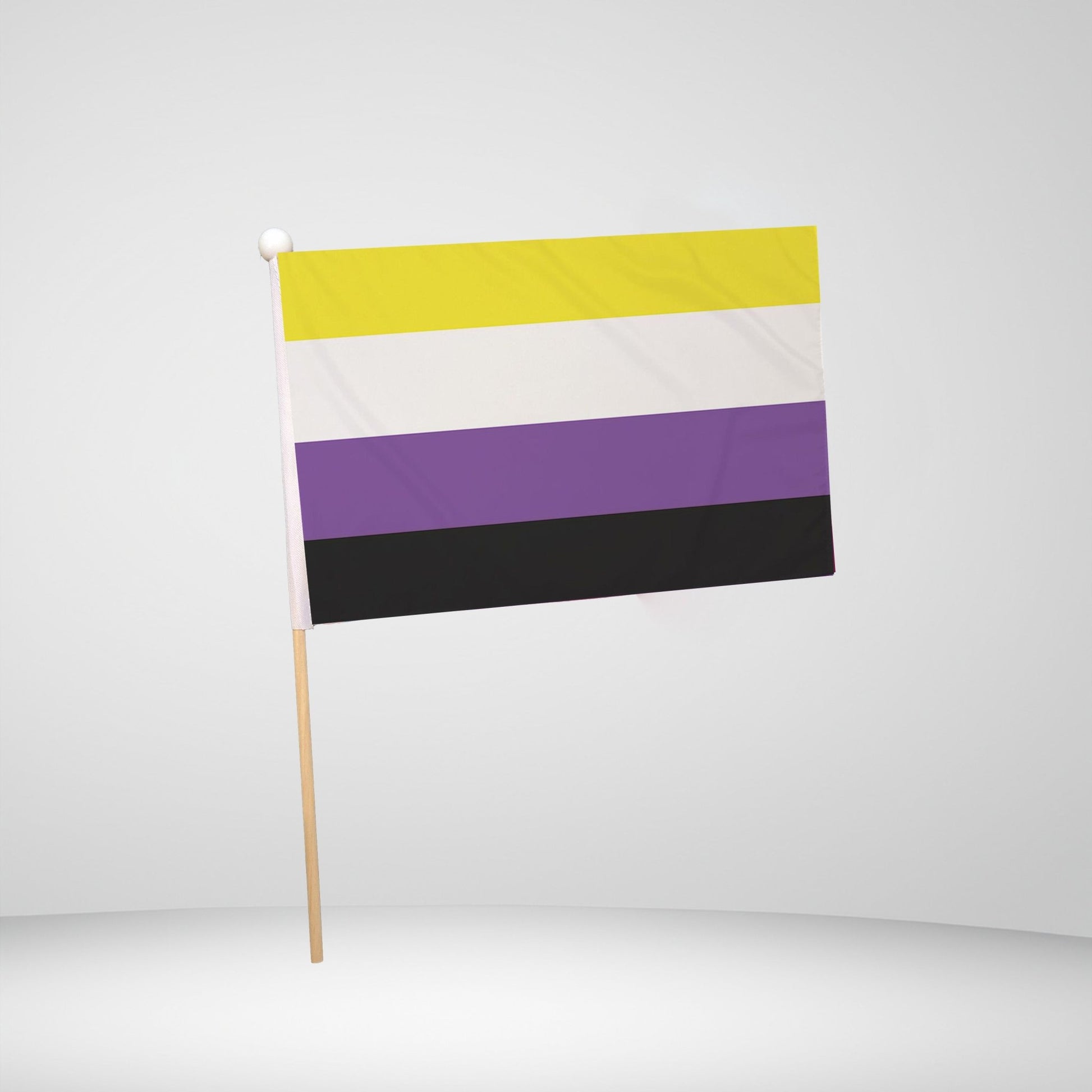 Regnbueshop - Flagg Non - Binary Lite 22,5x15 cm - Flagg