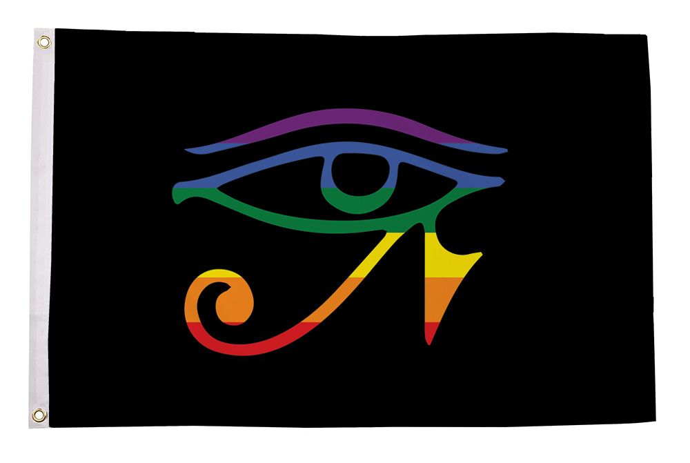 Gay Goth Pride Flagg 90x150 cm