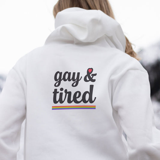 Regnbueshop - Gay & Tired - Stryketrykk