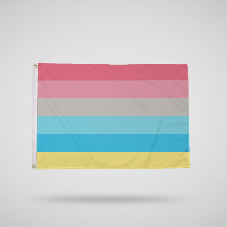 Genderflux Pride flagg 90x150 cm