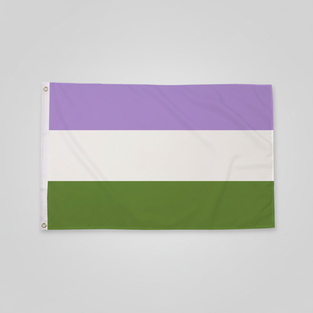 Genderqueer Pride flagg 90x150 cm